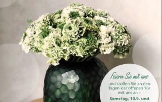 Eröffnungsanzeige, Einladung Tage der offenen Tür